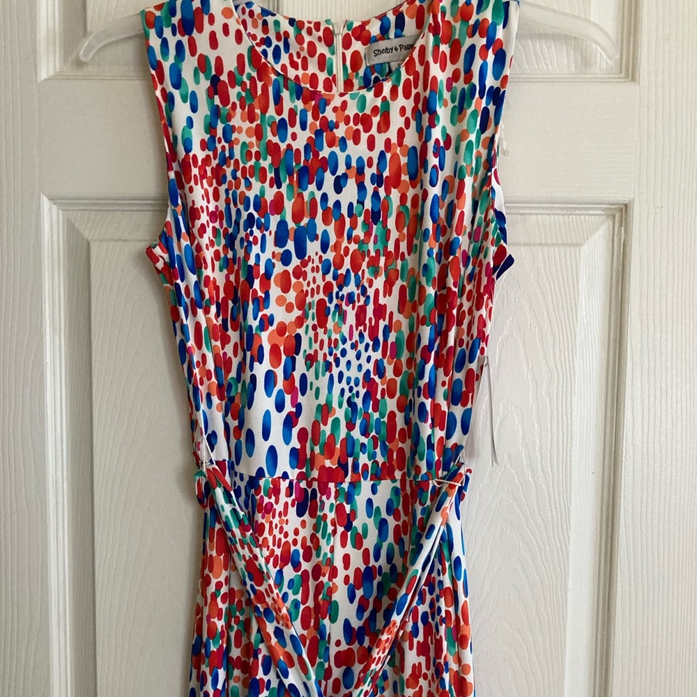 NWT polka dot maxi dress